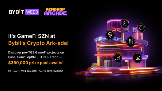 Bybit ฉลองครบรอบ 6 ปี ส่งเสริม GameFi ด้วย Crypto Ark-ade