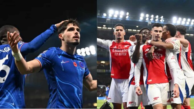 เชลซีเสมออาร์เซนอล 1-1 แบ่งแต้มในเกมสูสี