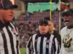 โค้ช Deion Sanders ฉุนแฟนขว้างของ ผู้ตัดสินตอบไม่เคลียร์