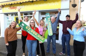 ผู้โชคดี EuroMillions รับ 1 ล้านยูโร ซื้อจากร้านดับลิน