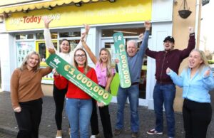 ร้านในดับลินขายสลากถูกรางวัลใหญ่ EuroMillions