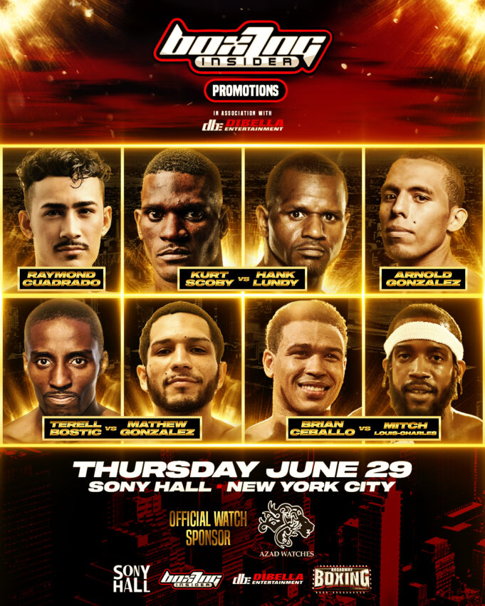 ศึกมวยเดือด 29 มิ.ย. ที่ Sony Hall โดย Boxing Insider