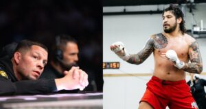 Nate Diaz ถูกวิจารณ์หลังคุมทีม Kron Gracie ที่ UFC 310