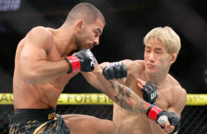 Pantoja ชนะ Asakura ด้วย rear-naked choke ใน UFC 310