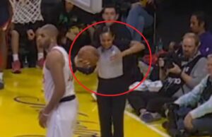 กรรมการ NBA เลียนแบบท่าของ LeBron James กลางเกม