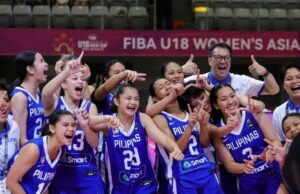 ทีมบาสหญิงกิลาส ฟิลิปปินส์ ขึ้นอันดับ 43 โลก FIBA