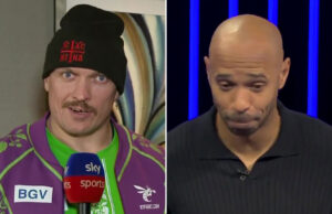 Thierry Henry ฮาปนเขิน หลังถูก Usyk แซวกลางรายการ