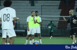 บังกลาเทศไม่พอใจสนามซ้อมก่อนดวลอินเดีย AFC Q