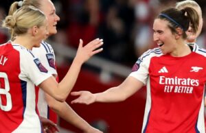 อาร์เซนอลถล่มลิเวอร์พูล 4-0 ศึก WSL คัลเดนเตย์ยิงงาม