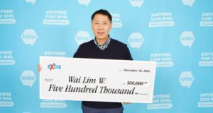 ชายเบอร์นาบีถูกรางวัลล็อตโต้ $500,000 เตรียมเที่ยวเอเชีย