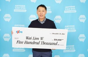 ชายเบอร์นาบีถูกรางวัลล็อตโต้ $500,000 เตรียมเที่ยวเอเชีย