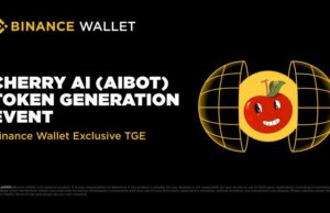 Cherry AI เปิดตัวเหรียญ $AIBOT ผ่าน Binance Wallet