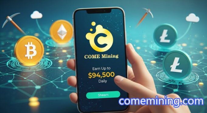 COME Mining แอปขุดคริปโตผ่านมือถือ ใช้ง่าย รายได้ดี