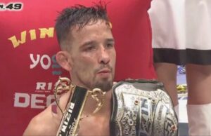 เคลเบอร์ โคอิเกะ ทวงแชมป์เฟเธอร์เวต RIZIN สำเร็จ
