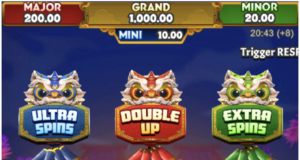Fortune Three Lions โดย Gameplay Interactive (GPI)