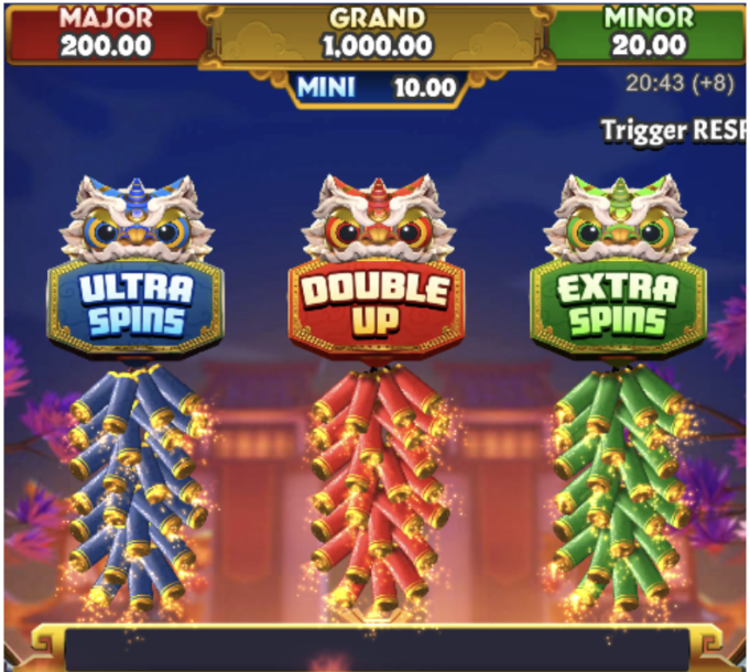 Fortune Three Lions โดย Gameplay Interactive (GPI)