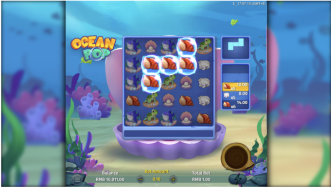 Ocean Pop – เกมจับคู่ใต้ทะเลสุดสนุก โดย Crescendo Games