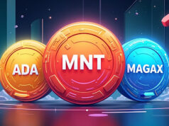 3 คริปโตน่าจับตา: ADA, MNT และ MAGAX เดือนนี้