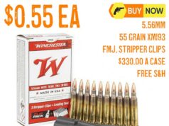 โปรโมชั่นพิเศษ! กระสุน Winchester 5.56mm XM193 600 นัด