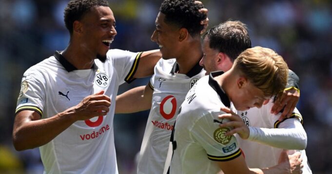 โจ๊กเกอร์ เบลลิงแฮม ยิงเปิดซิงช่วยดอร์ทมุนด์เฉือน 4-3