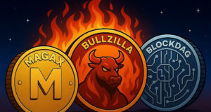 3 เหรียญพรีเซลล์เด่นปี 2025: MAGAX, BullZilla, BlockDAG