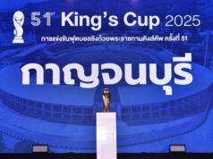 กาญจนบุรีเจ้าภาพคิงส์คัพ 2024 จัดครั้งแรก
