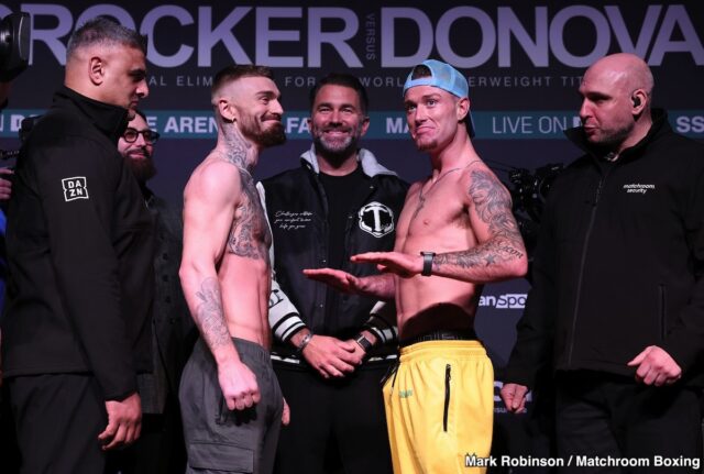 Crocker v Donovan Weigh In