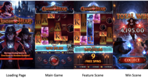 เกมสล็อต Crimson Heart โดย SpaceGaming