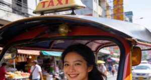 “เชอรี่ เข็มอัปสร” วันหยุดสุดชิลล์ นั่งรถตุ๊กตุ๊ก – ต่อเรือ – ขึ้นรถไฟฟ้า สวยออร่าทะลุ!