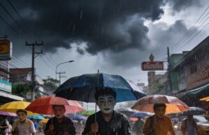 กรมอุตุฯ เตือนภัยฝนตกหนัก 45 จังหวัด รวม กทม. วันนี้ 10 ต.ค. 69 เฝ้าระวังน้ำท่วมฉับพลัน