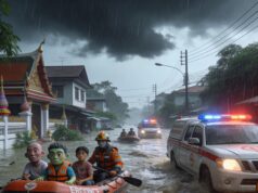 ปภ.เตือน 53 จังหวัดและกทม. เตรียมรับมือฝนหนัก 9-13 ต.ค.69 พื้นที่เสี่ยงอุทกภัย